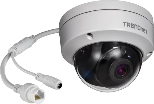 TRENDnet (5MP) IR Dome Network Camera H.265 WDR PoE Day/Night Indoor/Outdoor (Silver) V1.0R