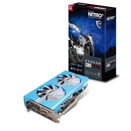 Sapphire Radeon RX 580 NITRO+ 8GB Graphics Card