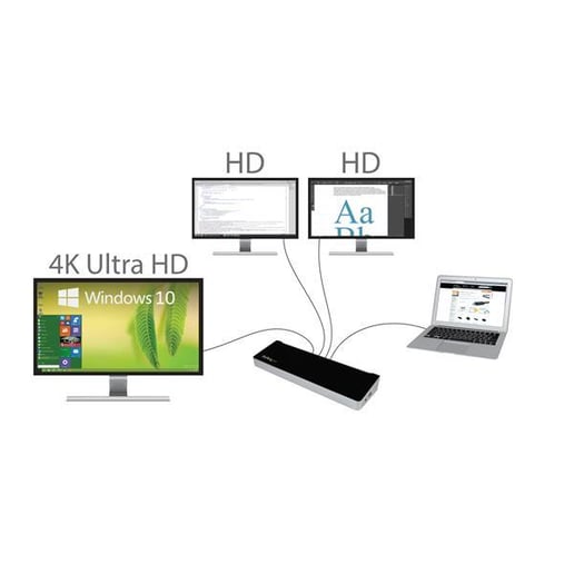 StarTech.com USB 3.0 Triple-video Docking Station for Laptops