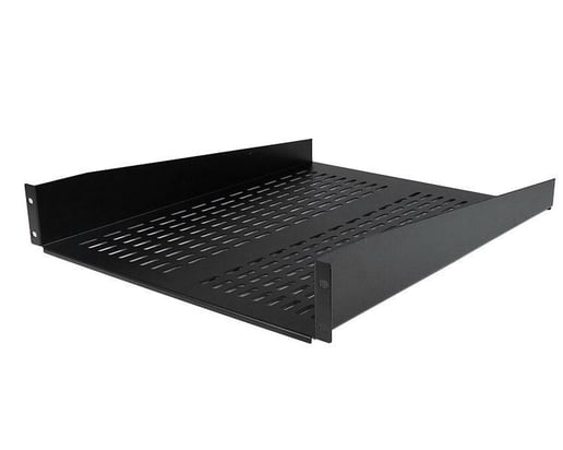 StarTech 2U 22 inch Vented Rack Mount Shelf Fixed Server Rack Cabinet Shelf