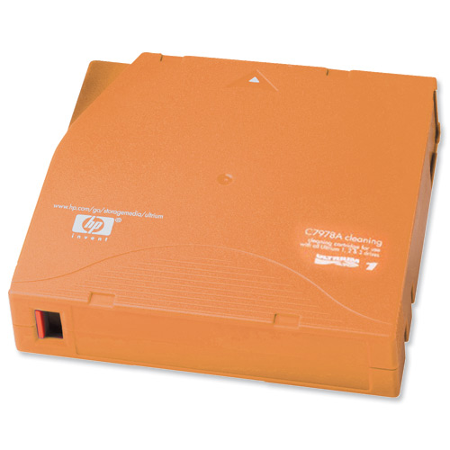 HP LTO Ultrium (15 to 50 Cleanings) Cleaning Tape Cartridge (Orange)