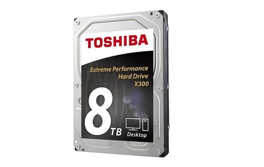Toshiba X300 (8TB) 7200rpm 3.5 inch SATA 6.0 Gb/s X300 Internal Hard Drive (Bulk)