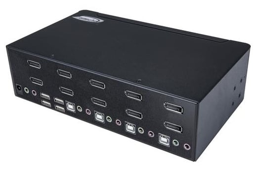 StarTech.com 4-Port DisplayPort KVM Switch - 4K 60Hz - Dual Display