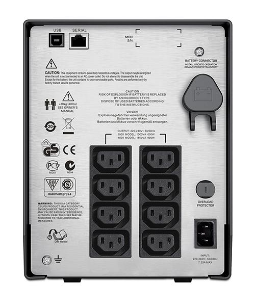 APC Smart-UPS C 1000VA 230V Uninterruptible Power Supply 8 x IEC 320 C13 with SmartConnect