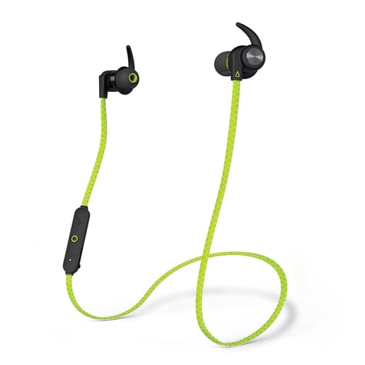 Creative Outlier Sports Wireless Sweatproof In-Ear Headphones (Neon Green)