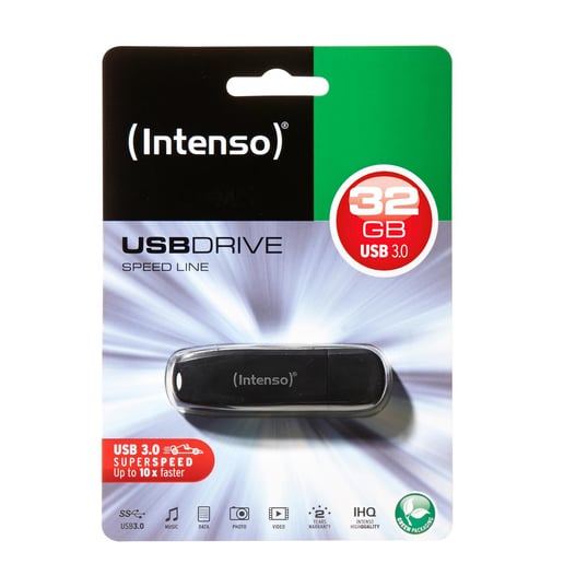 32GB Intenso Speed Line USB 3.0 Flash Drive