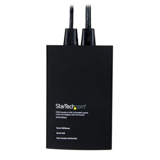 StarTech.com KVM Console to Laptop USB 2.0 Portable Crash Cart Adaptor with File Transfer