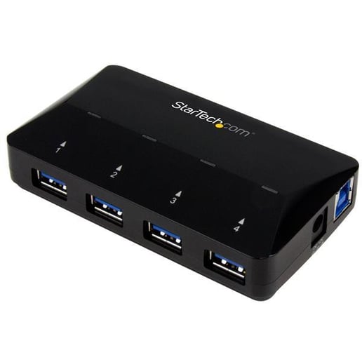 StarTech.com 4 Port USB 3.0 5 GBPS Hub With 2.4A Fast Charge Port