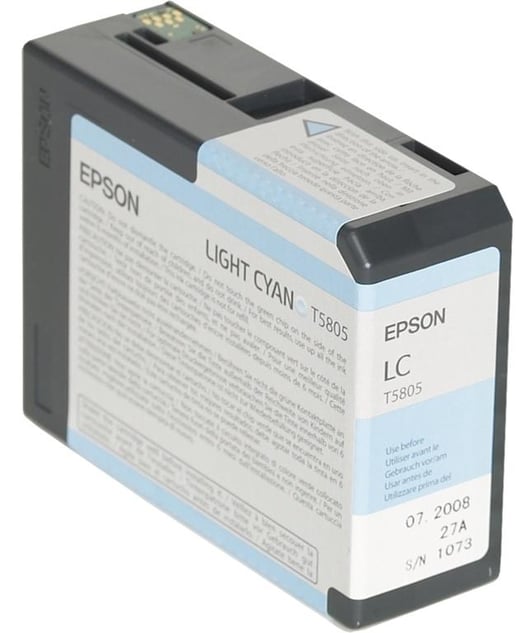 Epson UltraChrome Light-Cyan Ink Cartridge (80ml)