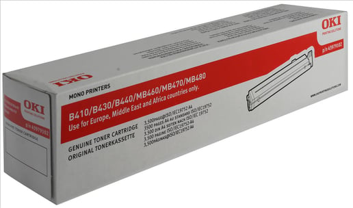 OKI 43979102 (Yield: 3,500 Pages) Black Toner Cartridge