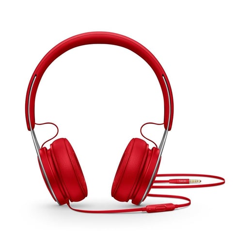 Apple Beats EP On-Ear Wired Headphones (Red)