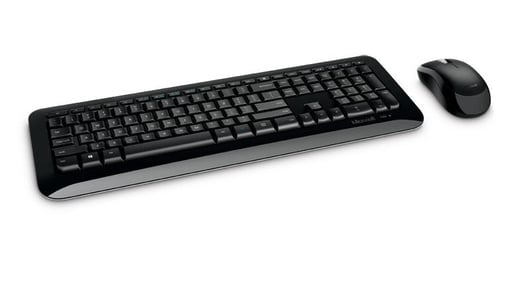 Microsoft 850 Wireless Desktop Keyboard and Optical Mouse 2.4GHz (Black)