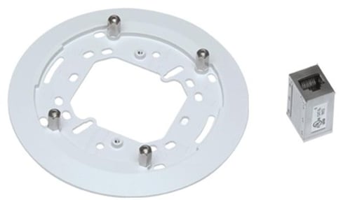 AXIS T94F01M J-Box/Gang Box Plate and Network Cable Coupler Indoor for AXIS M3006-V Network Camera