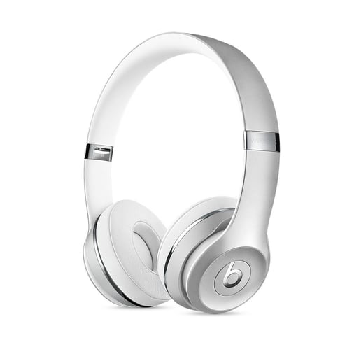 Beats Solo3 On-Ear Wireless Headphones (Silver)