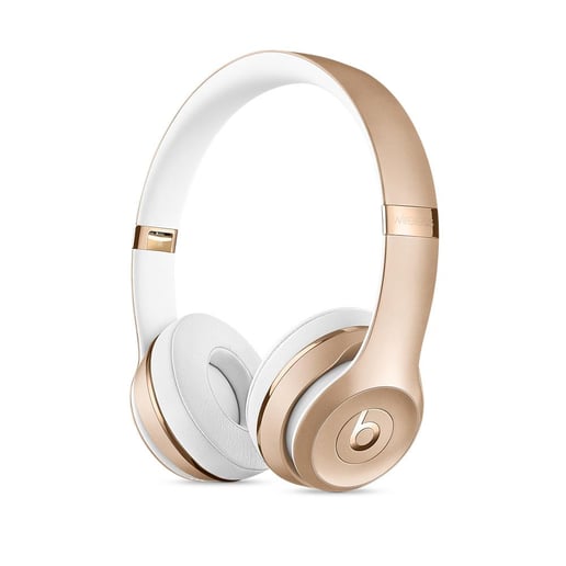 Beats Solo3 On-Ear Wireless Headphones (Gold)