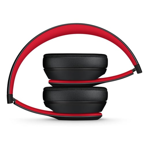 Beats Solo3 On-Ear Wireless Headphones (Defiant Black/Red) - The Beats Decade Collection
