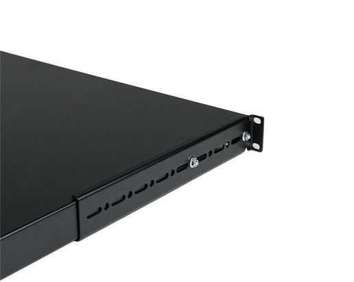 StarTech 1U 19 inch Adjustable Rack Mount Shelf - Heavy Duty Fixed Server Rack Cabinet Shelf