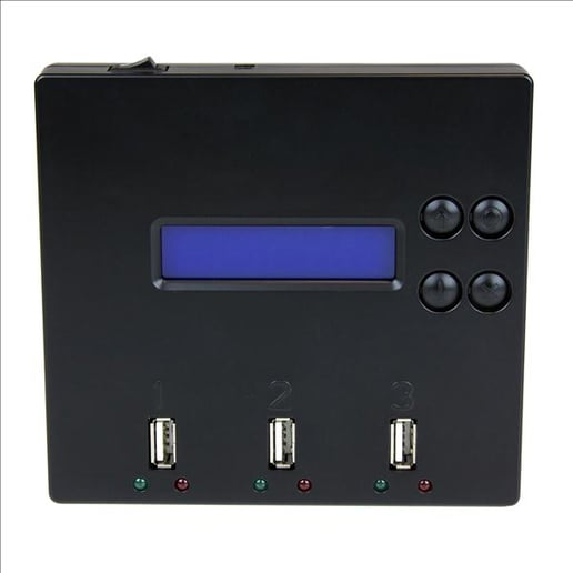 StarTech.com Standalone 1:2 USB Flash Drive Duplicator and Eraser (Black)