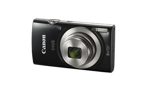 Canon IXUS 185 (20.5MP) Digital Compact Camera 8x Optical Zoom 2.7 inch TFT LCD (Black)