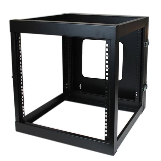 StarTech.com 12U 22 inch Depth Hinged Open Frame Wall Mount Server Rack