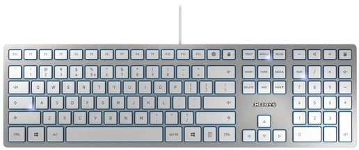 Cherry KC 6000 Slim USB Keyboard (Silver)