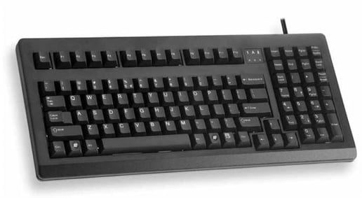 CHERRY Compact G80-1800 USB/PS2 Keyboard (Black)