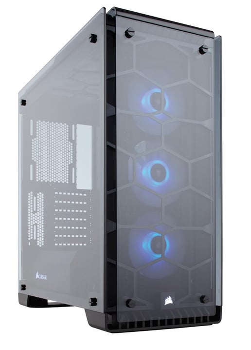 Corsair Crystal Series 570X Mid Tower Gaming Case - Black 