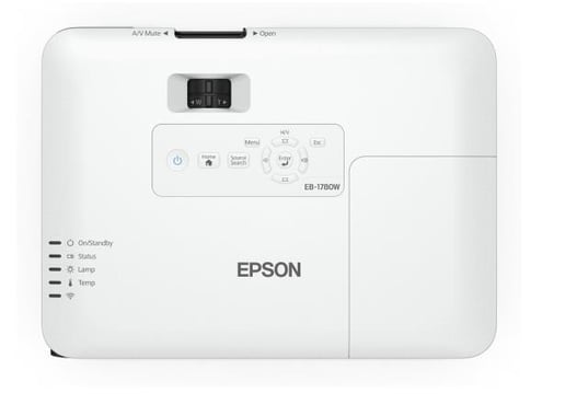 Epson EB-1780W 3LCD Projector WLAN 10000:1 3000 Lumens 1280 x 800 (1.8kg)
