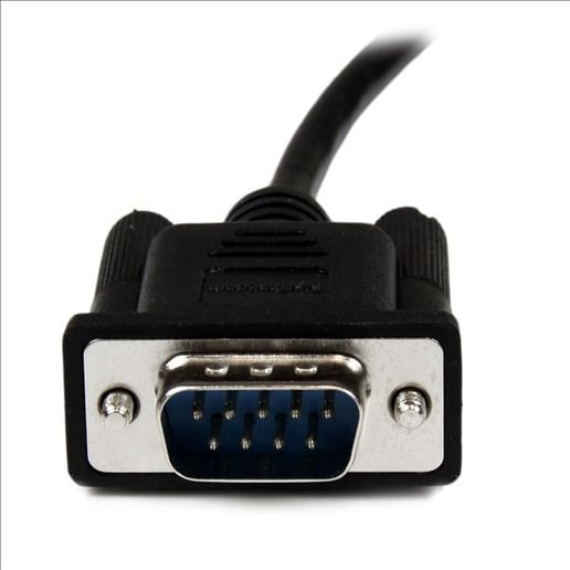StarTech.com Black DB9 RS232 Serial Null Modem Cable F/M (1M)