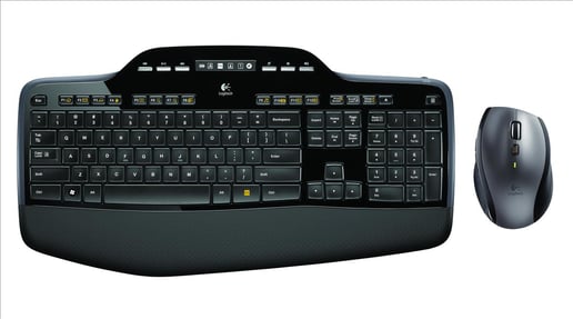 Logitech MK710 Wireless Desktop Keyboard and Mouse Set - UK