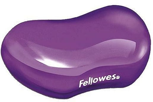 Fellowes Crystal Gel Flex Wrist Rest (Purple)