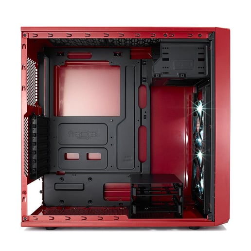 Fractal Focus G Mid Tower Gaming Case - Red 