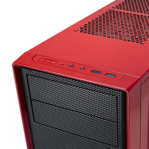 Fractal Focus G Mid Tower Gaming Case - Red 