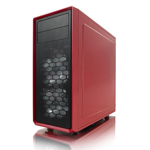 Fractal Focus G Mid Tower Gaming Case - Red 