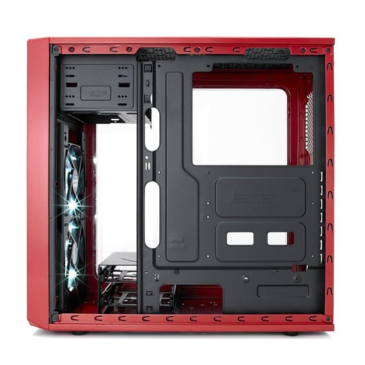 Fractal Focus G Mid Tower Gaming Case - Red 