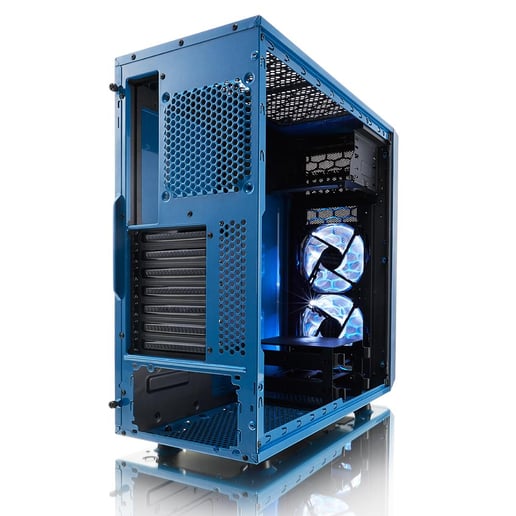 Fractal Focus G Mid Tower Gaming Case - Blue 