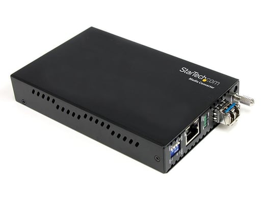 StarTech.com Fiber Media Converter Gigabit 1000Mbps MM Fibre LC 550m