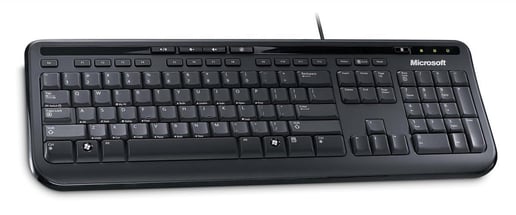 Microsoft 600 USB Wired Keyboard (Black)