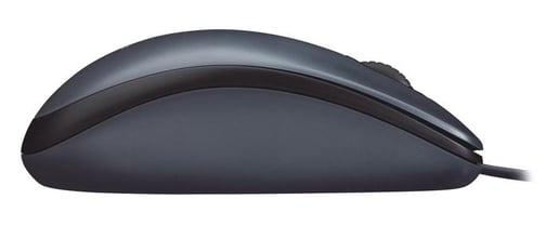 Logitech M90 Wired Optical Mouse (Black)