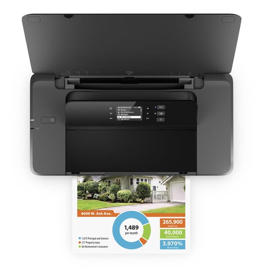 HP OfficeJet 200 (A4) Colour Inkjet Wireless Mobile Printer 128MB 2 inch Mono LCD 10ppm (Mono) ISO 7ppm (Colour) ISO 500 (MDC) 34 sec (Photo)