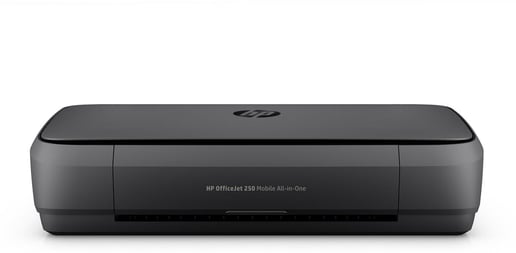HP OfficeJet 250 (A4) Colour Mobile All-in-One Printer (Print/Copy/Scan) 256MB 2.65 inch Colour LCD 10ppm (Mono) ISO 9ppm (Colour) ISO 500 (MDC)