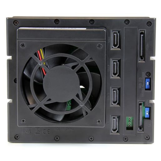 StarTech.com (4 Bay) Aluminum Trayless Hot Swap Mobile Rack Backplane for (3.5 inch) SAS II/SATA III - 6 Gbps HDD