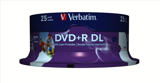 Verbatim DVD+R 8x Dual Layer Print