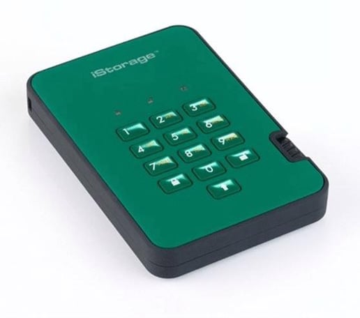 2TB iStorage diskAshur2 Desktop External Solid State Drive - USB 3.2 Gen 2
