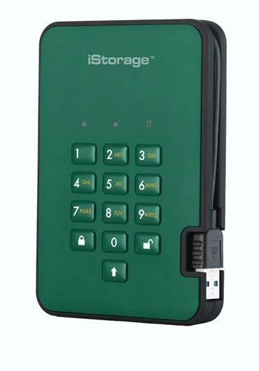 2TB iStorage diskAshur2 Desktop External Solid State Drive - USB 3.2 Gen 2