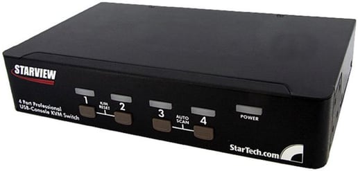 StarTech.com 4-Port USB DisplayPort KVM Switch with Audio