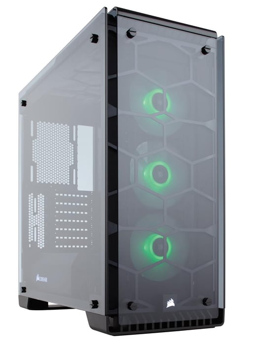 Corsair Crystal Series 570X Mid Tower Gaming Case - Black 