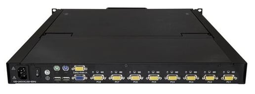 StarTech.com 1U (19 inch) Rack Mount 8-Port KVM Console