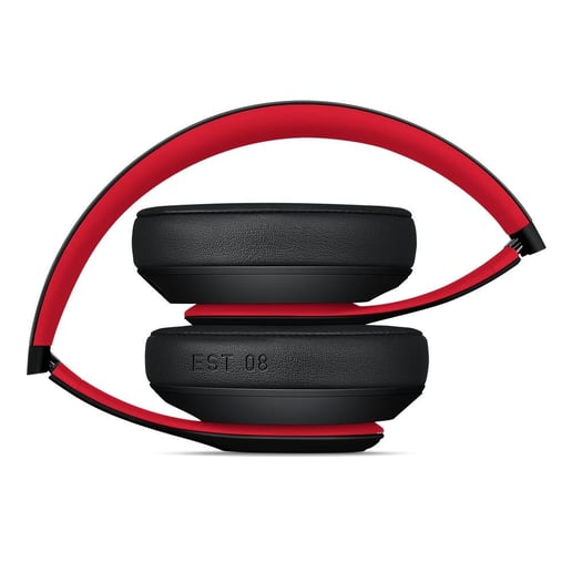 Beats Studio3 Over-Ear Noise Cancelling Wireless Headphones (Defiant Black/Red) - The Beats Decade Collection