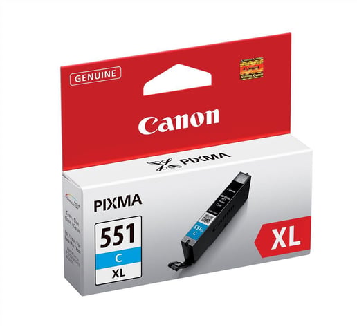 Canon CLI-551CXL (Yield: 665 Pages) High Yield Cyan Ink Cartridge